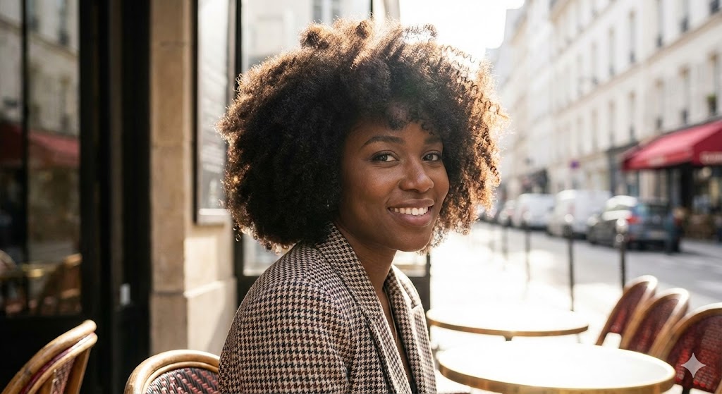 coiffure pour cheveux afro carré